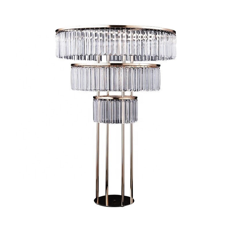 Glass Flower Vase Manufacturer - Clear Tall Trumpet for Wedding Table Centerpiece Transparent