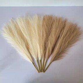 Artificial Pampas Grass Manufacturer - 7 Forks 45cm for Wedding Decor