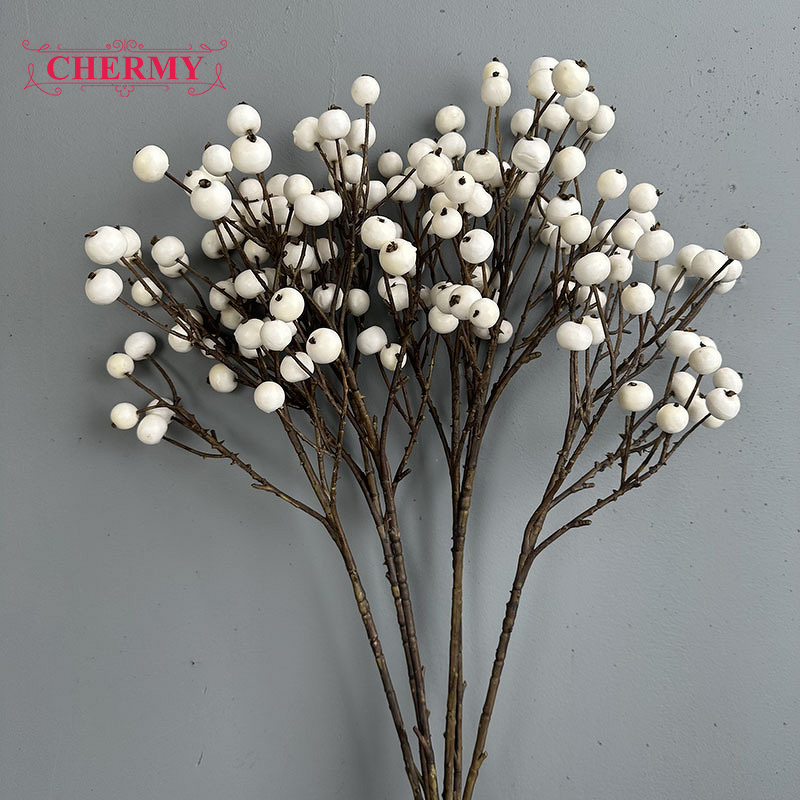 Artificial Eucalyptus Branch Manufacturer - TH1500 Wholesale Faux Foam for Festive Christmas Decoration