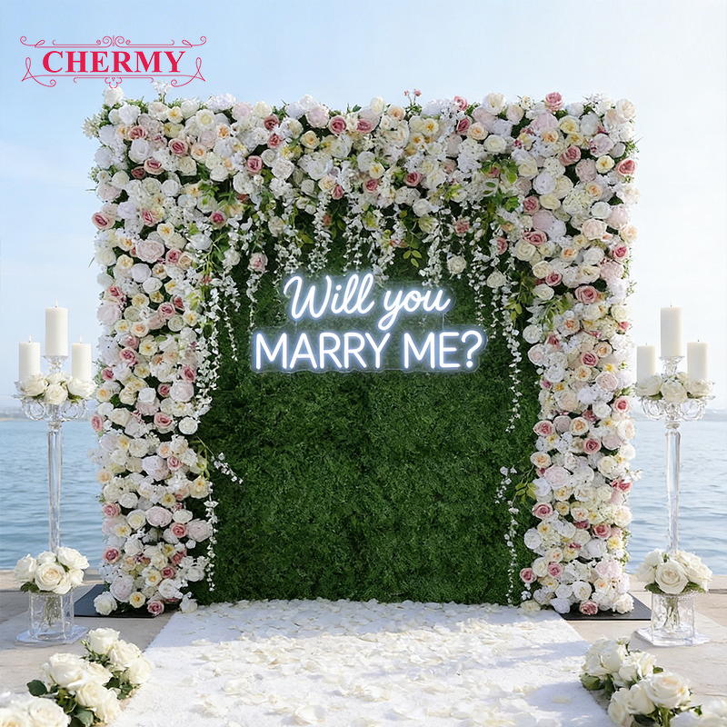 Artificial Flower Wall Backdrop Manufacturer - Customized 8ft X 8ft Plant Grass Hanging Vines for Photography Booth