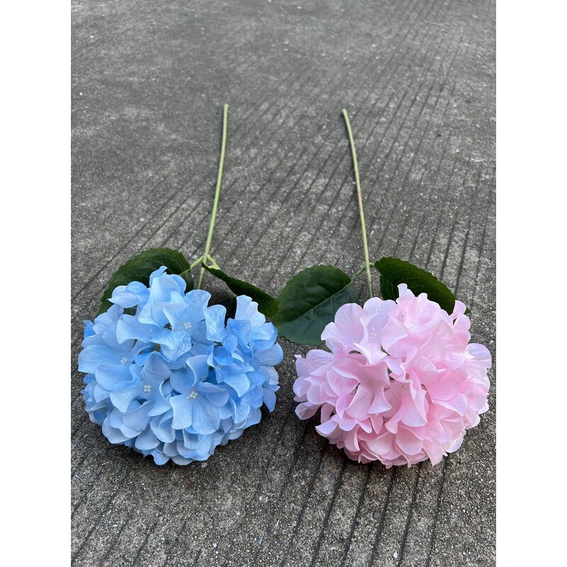 Artificial Hydrangea Manufacturer - Dalian Chermy Wholesale Price Blue for Flower Arrangement