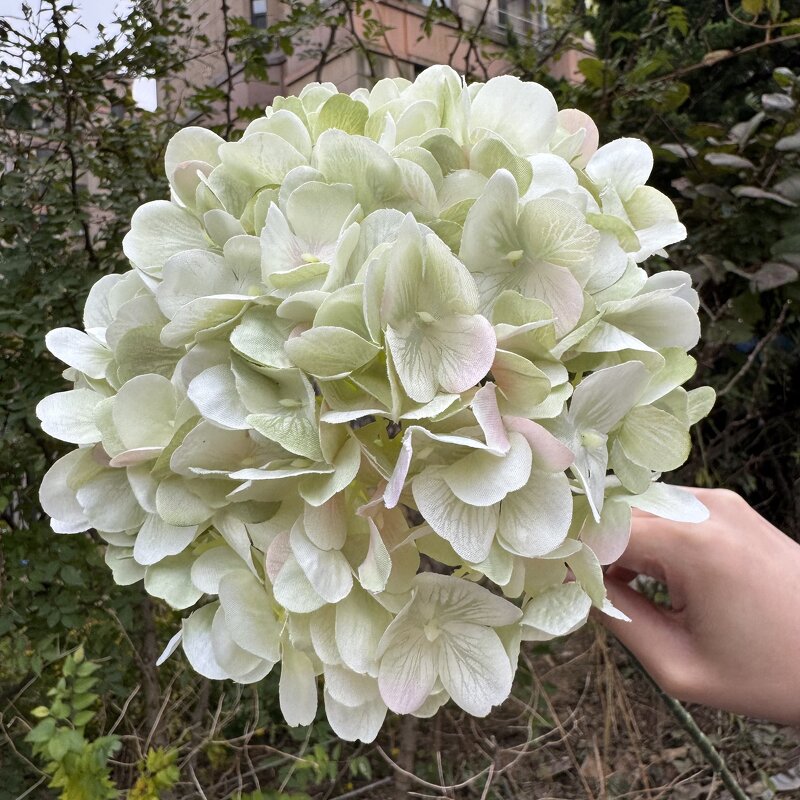 Artificial Hydrangea Manufacturer - 2026 New Large Head Green Silk Wholesale