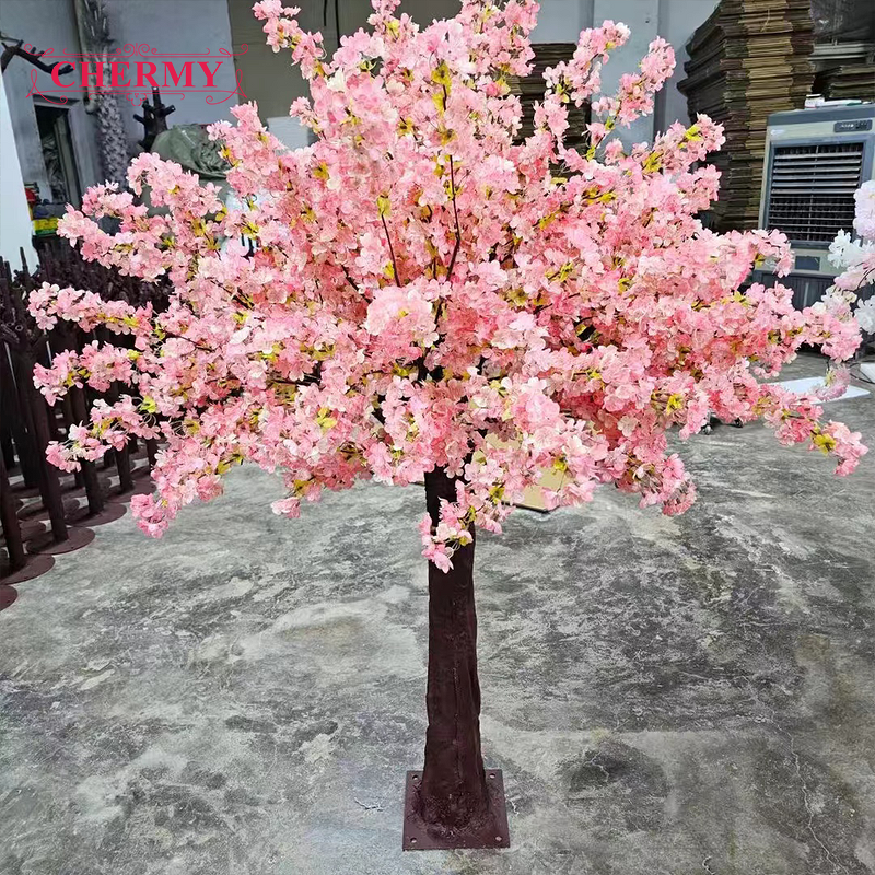 Artificial Cherry Blossom Tree Manufacturer - 200cm/6.56ft Pink for Wedding Centerpiece Decorations
