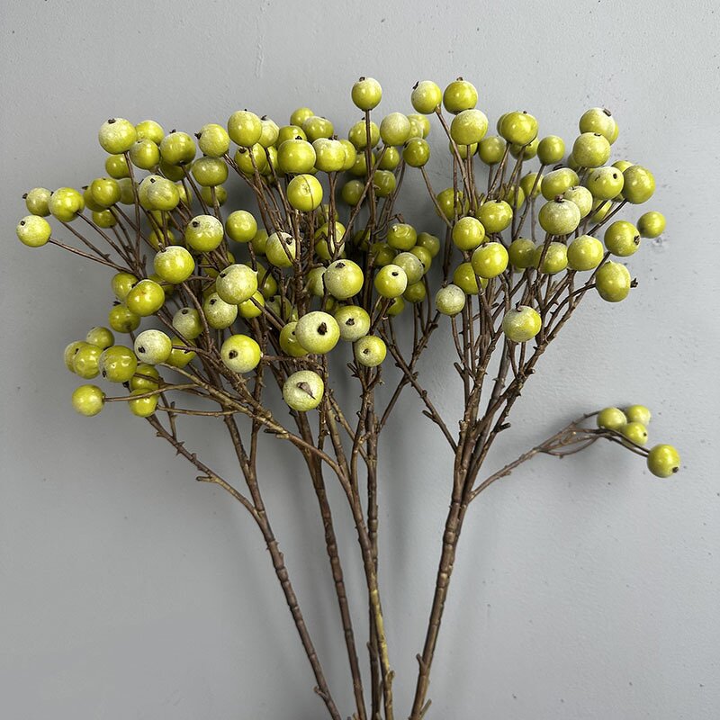 Artificial Eucalyptus Branch Manufacturer - TH1500 Wholesale Faux Foam for Festive Christmas Decoration