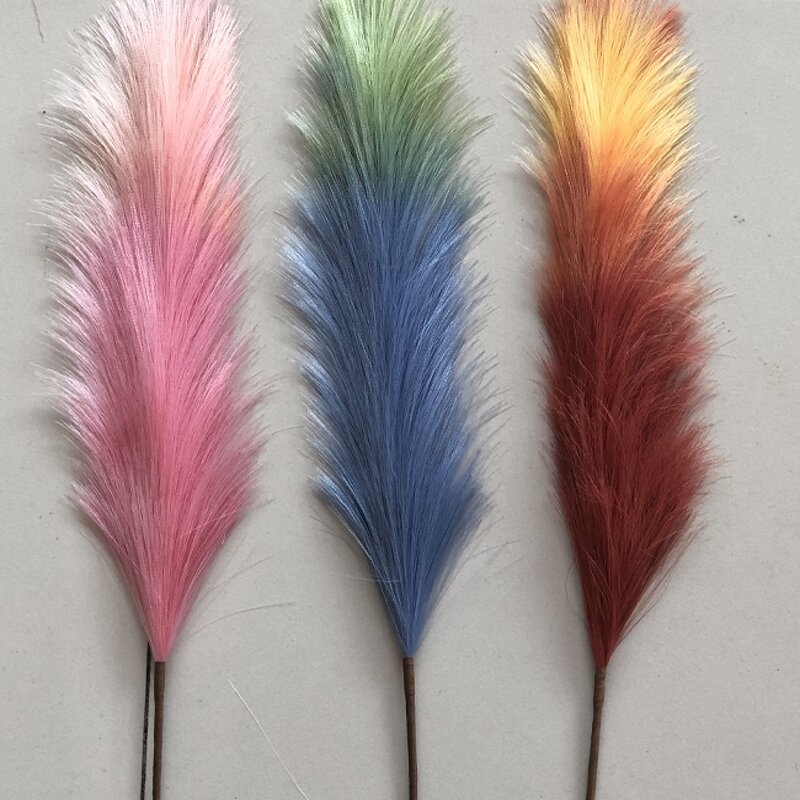 Artificial Pampas Grass Manufacturer - High Quality 100cm 39 Inch Pink White Beige for Shop Art Gallery