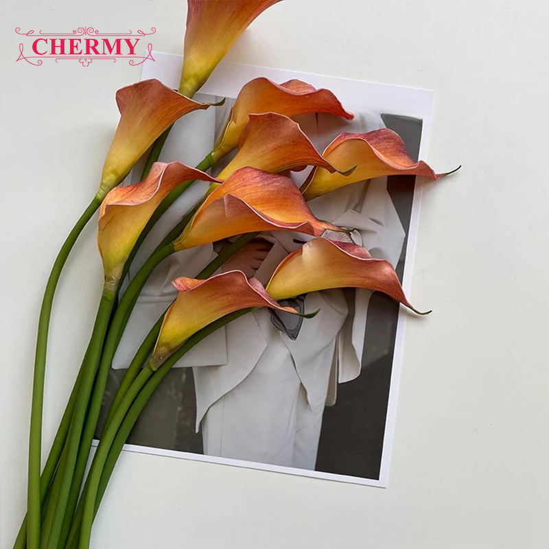 Artificial Calla Lily Manufacturer - TH1565 EVA Flower Realistic Stem for Wedding & Interior