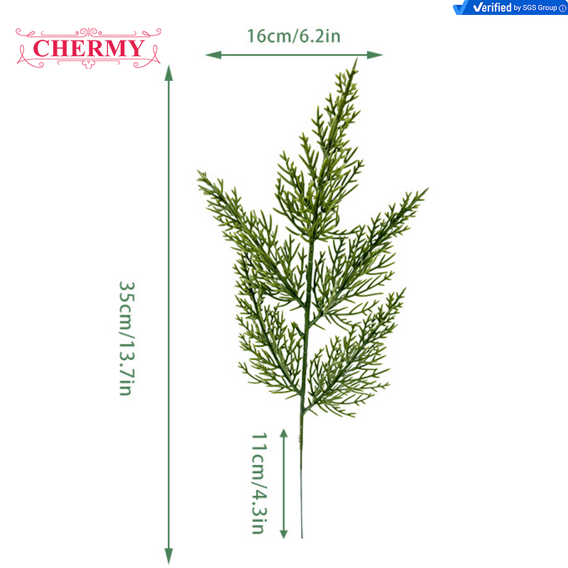Artificial Pine Needle Leaf Manufacturer - Christmas Decoration Supplies 2025 Small Single Decoration Leaves