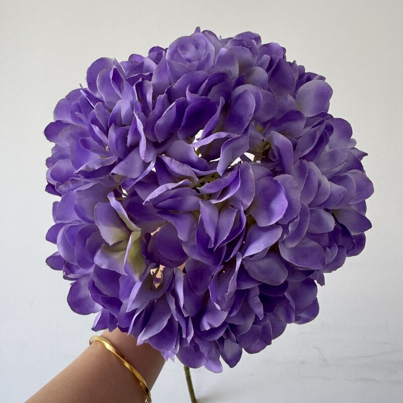 Artificial Hydrangea Manufacturer - CM-DC039 Fast Shipping Silk Large Head Blue for Wedding Centerpieces