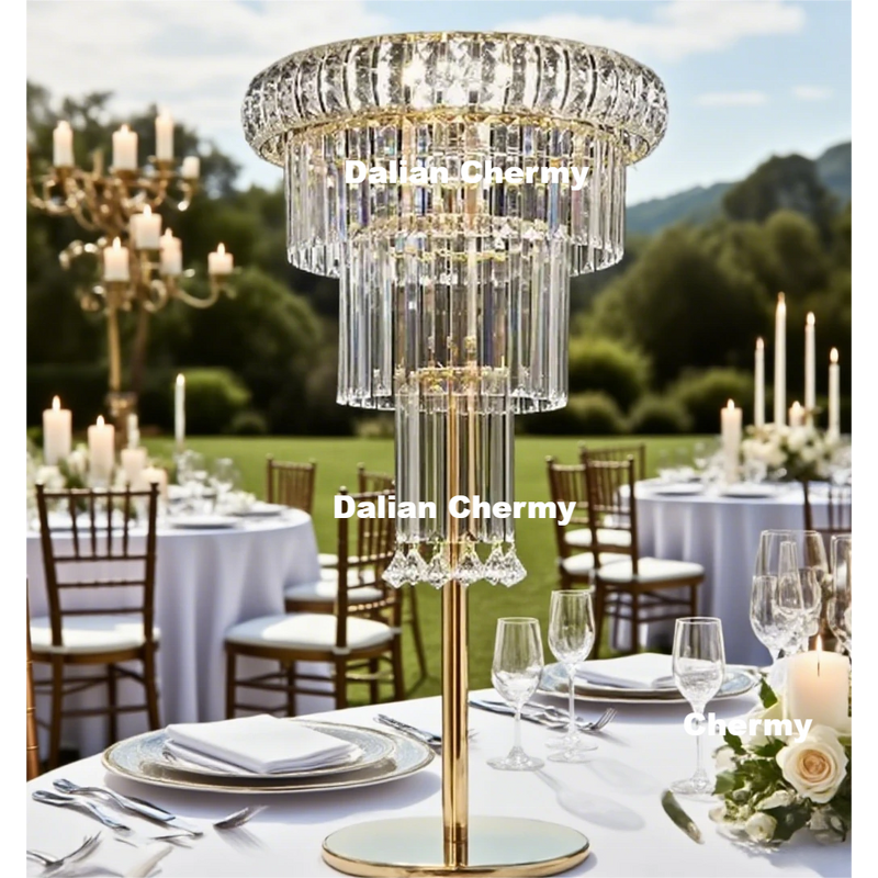 Acrylic Candelabra Manufacturer - Elegant 5 Arm Tall Candle Holders for Wedding Centerpieces Wholesale