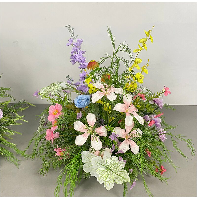 Artificial Flowers Arrangements Manufacturer - TH1490 Durable Outdoor for Window Floor and Aisle Wedding