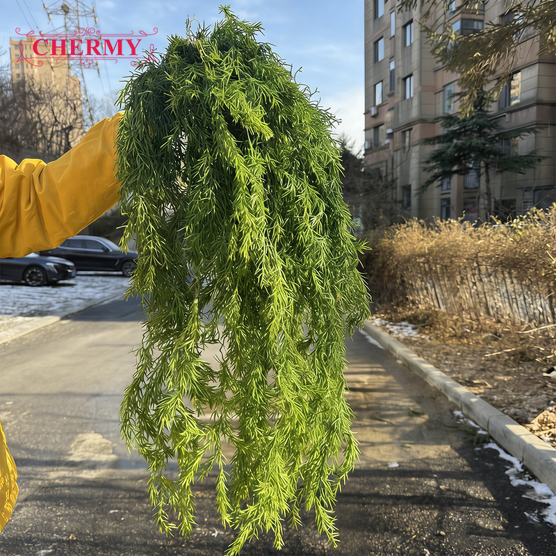Artificial Foliage Manufacturer - DC109 Dalian Chermy Wholesale Soft Plastic Hanging Greenery