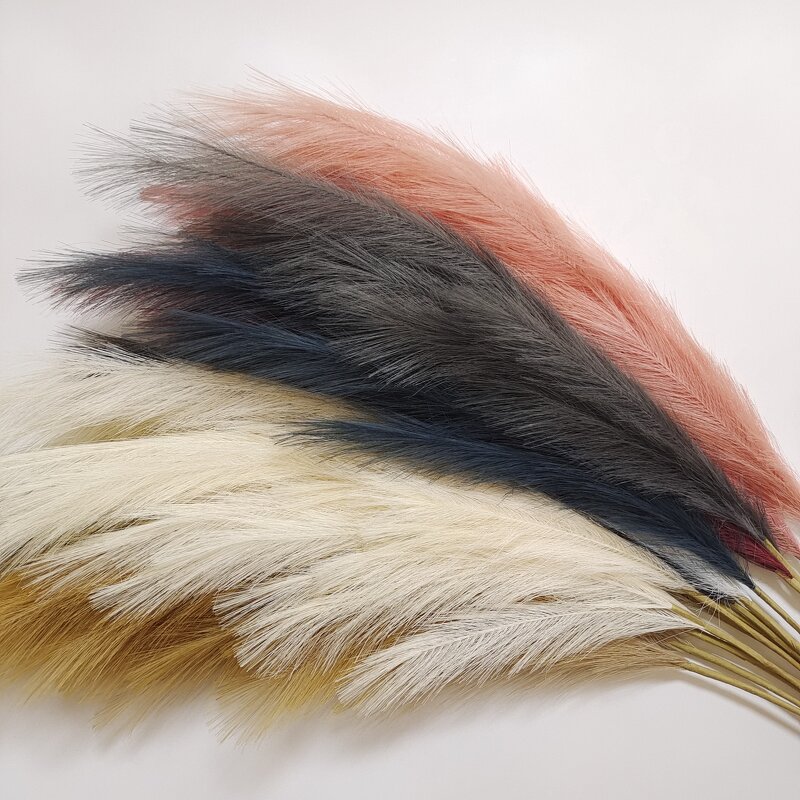 Artificial Pampas Grass Manufacturer - High Quality Faux Boho Large Fluffy Grey Beige for Sale