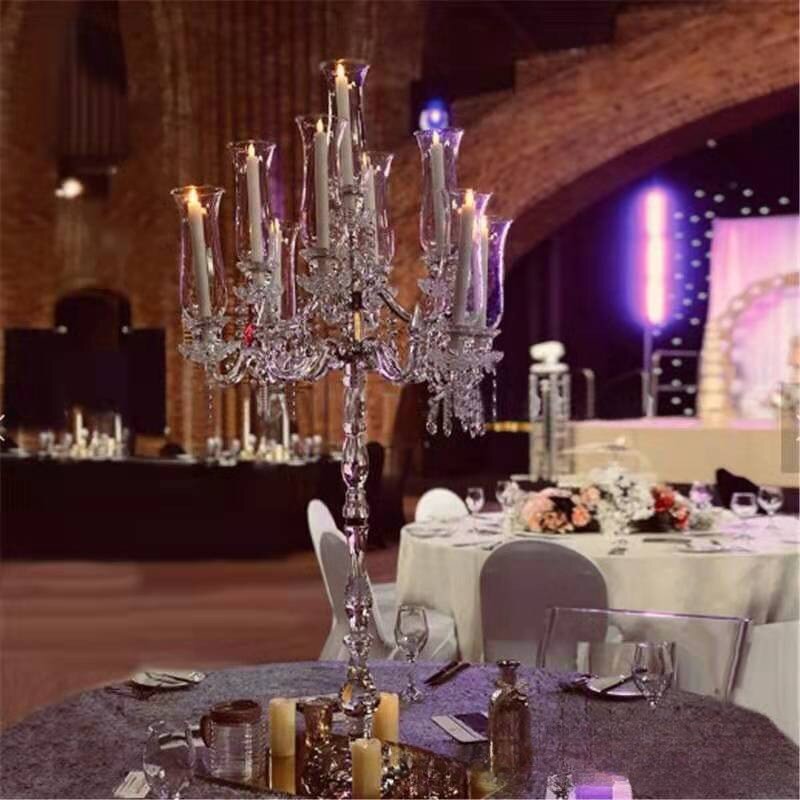 Crystal Candle Holder Manufacturer - 14 Styles Household Simple Blank for Wedding Table Decoration