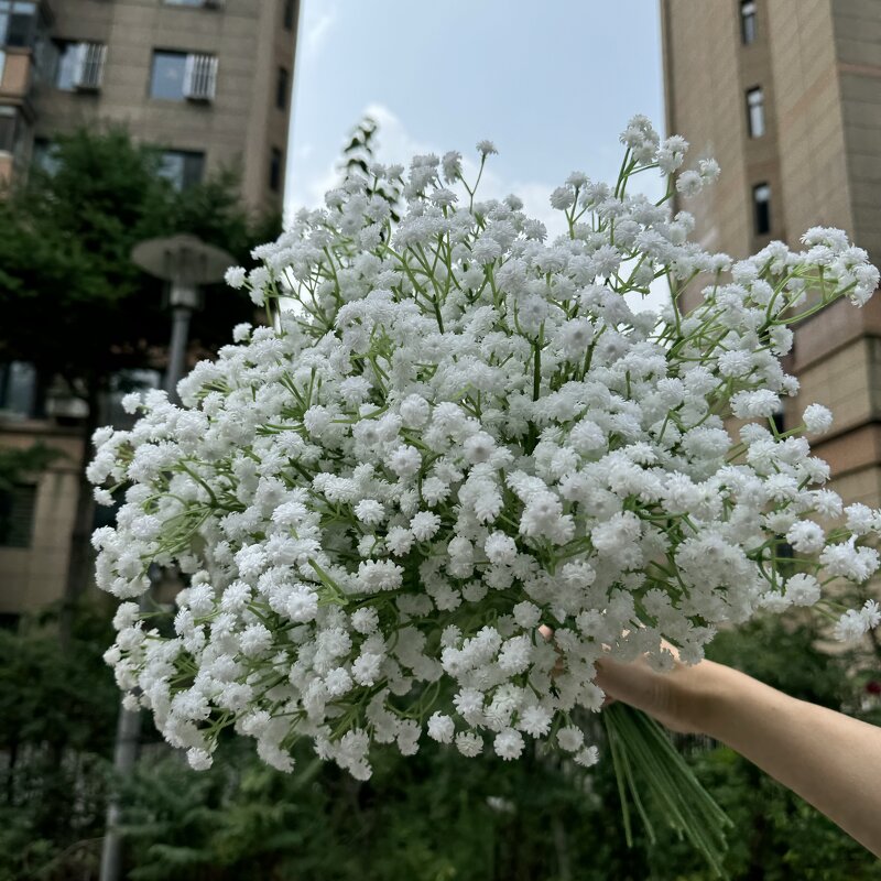Artificial Baby's Breath Manufacturer - Dalian Chermy Wholesale Best Seller Real Touch Latex White