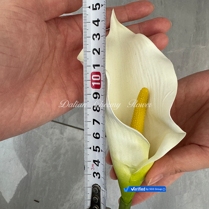 Artificial Calla Lily Manufacturer - Dalian Chermy DC079 Soft Latex White for Wedding Decoration
