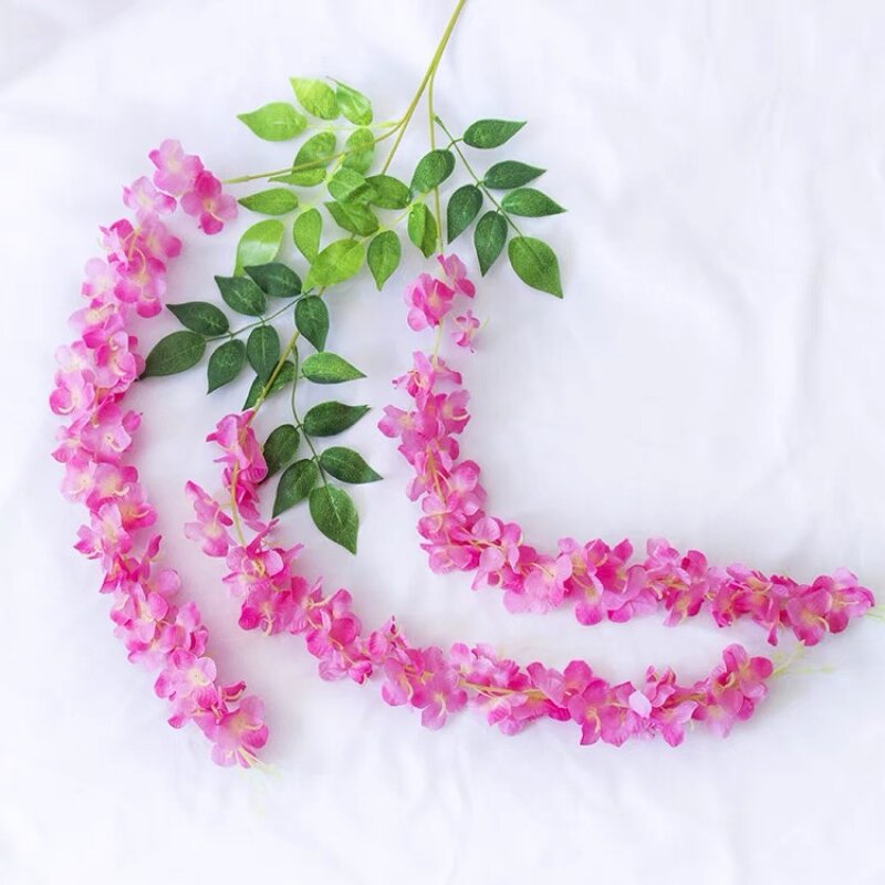 Artificial Silk Wisteria Manufacturer - Factory Wedding Centerpieces Hanging Vine for Decoration