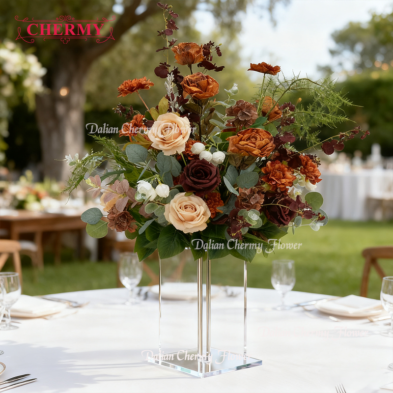 Artificial Silk Flower Ball Manufacturer - OEM Decorative for Wedding Event Table Centerpieces