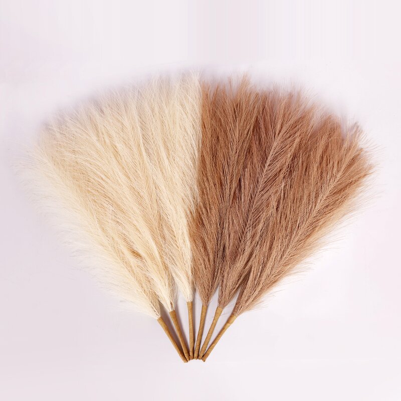Artificial Pampas Grass Manufacturer - High Quality 7 Forks Small Single for Wedding Hot Sale