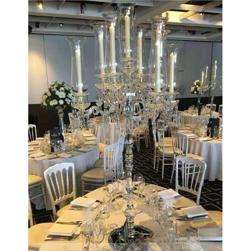 Crystal Candle Holder Manufacturer - 14 Styles Household Simple Blank for Wedding Table Decoration