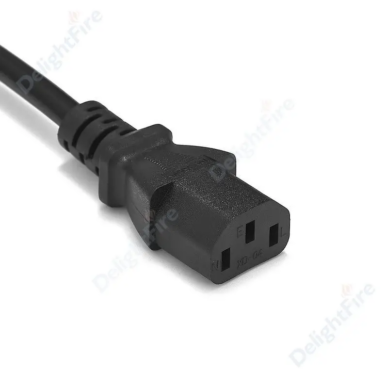Power Cable Extension - Custom IEC C13 EU - 1.05m AC Supply - PC TV Monitor Home Appliance