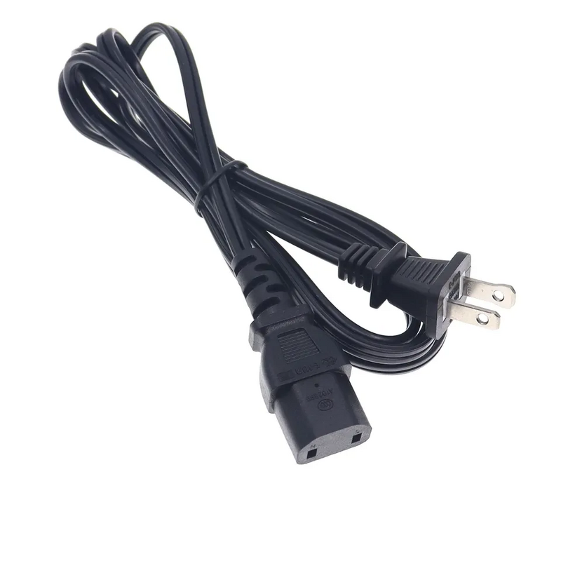 Extension Cord - 1.5m Universal 2-Prong Polarized IEC C17 - NEMA Female IP11 - PS4 Pro Xbox