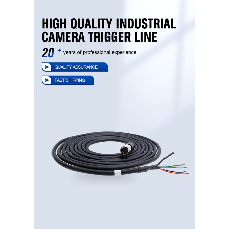 Connector - Hr10A-7P-6S 6-Pin Female Hirose - Industrial Camera Aviation Extension Cord 3/10m 15A