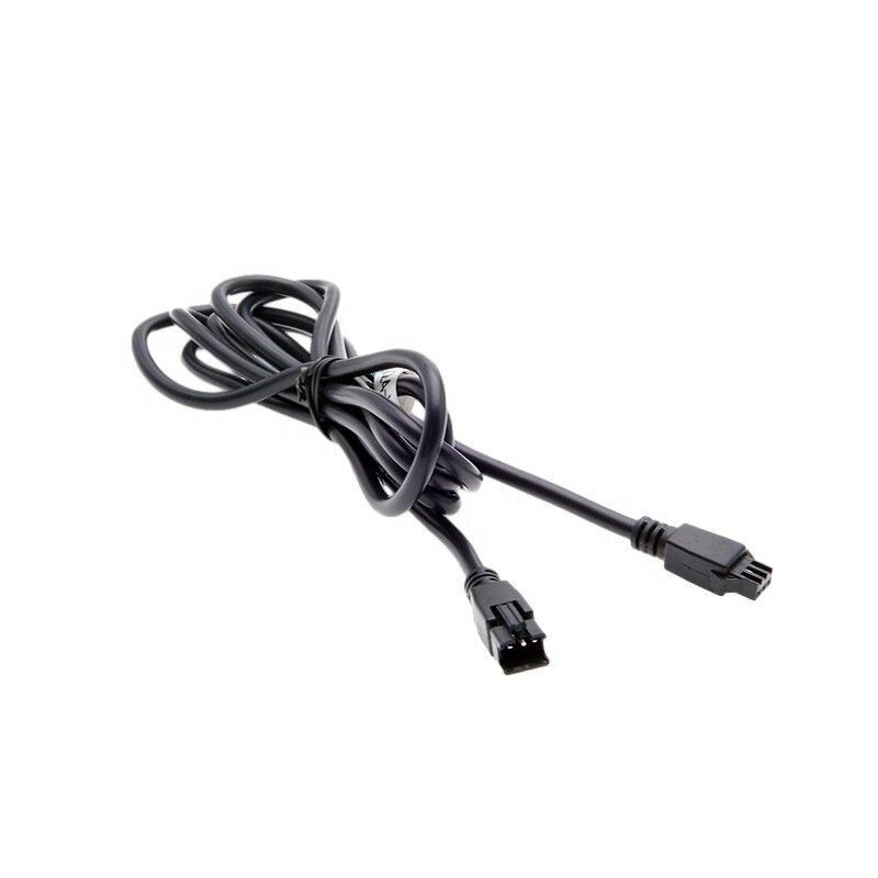 Power Cord - ZHONFEI Black PVC Silicone 3m - Light Source Extension Male/Female Electrical Power