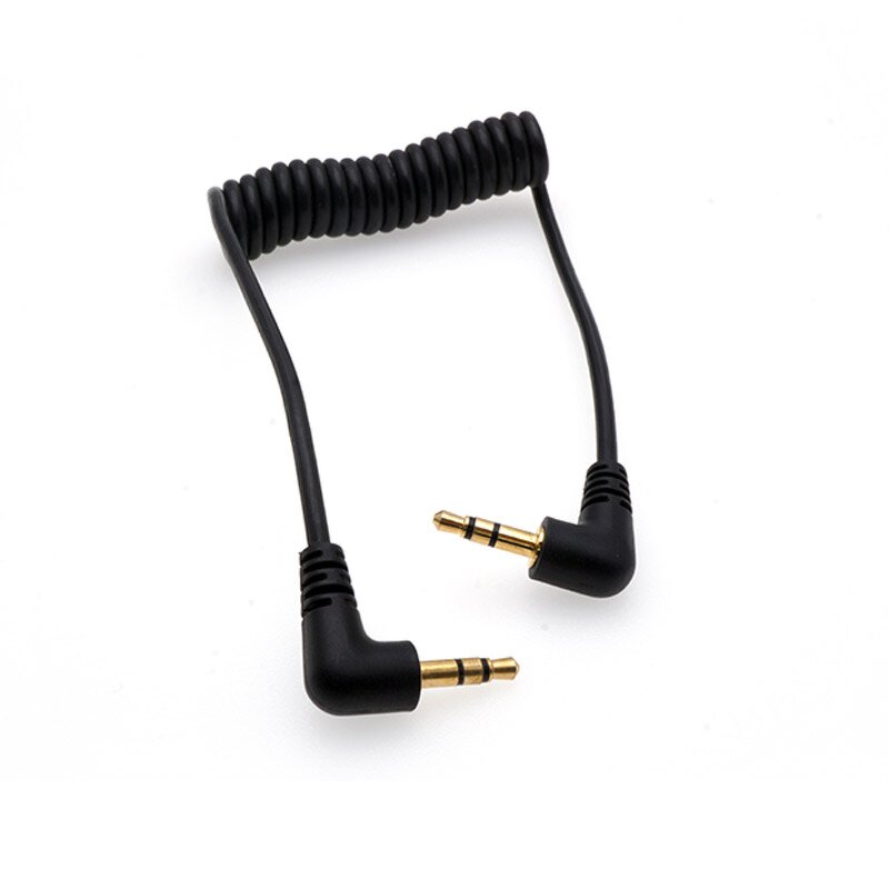 Audio Connector - 1-Pin Male-Male Auto DC Power Cord - 3.5mm Stereo Rotating - Copper PC Housing