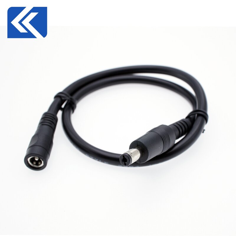 DC Power Cable - 5.5*2.5/2.1mm Straight DC5525 Plug - Open Extension Male to Female 1 Pin Custom Audio
