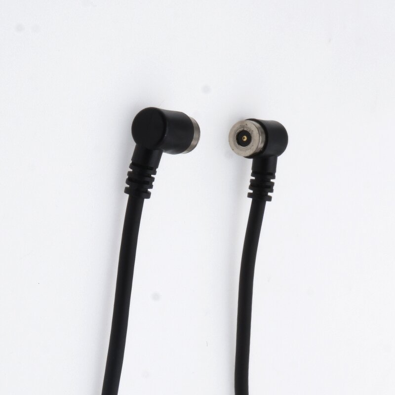 2 Core Pin Charging Cable Extension Bend Right Angle Magnetic Suction Power Cord Electrical Supplies Connector Plug Adapter PC