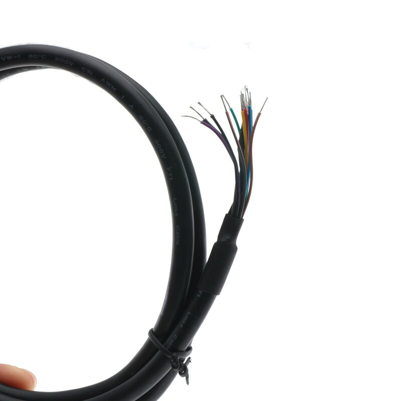 Power Cord - 10m High Flex Industrial Camera Trigger - Soft PVC 12 Core Female Hirose Hr10a-7p-12s