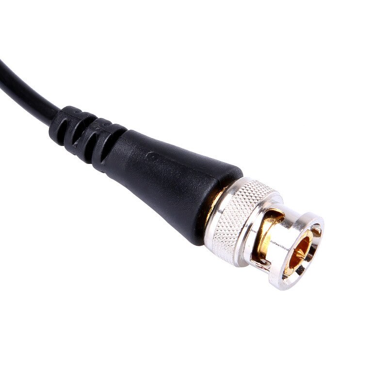 Connector - BNC Female Adapter - DC Power Pigtail - CCTV Camera Security - PC Housing Male Cord