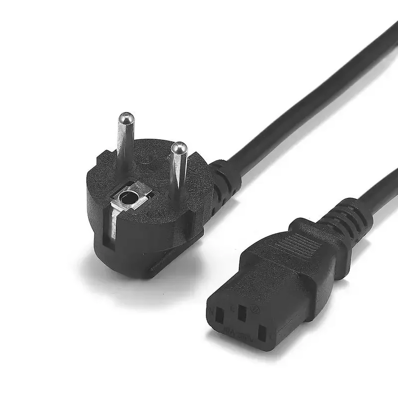 Power Cable - IEC C13 EU for PC TV Laptop - 1.2/1.5/2/3m Extension Cord - Home Appliance