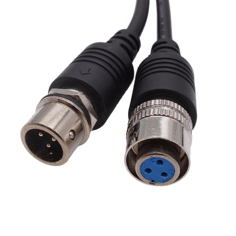 Sensor Cable - Customizable 3-Core Shielded - Aviation Plug ITT Male-Female - Pilot Extension Cord