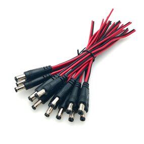 Power Adapter - DC 12V 2A 5.5*2.1mm PVC LED Strip - 28 Core CCTV Security - Male Female Camera