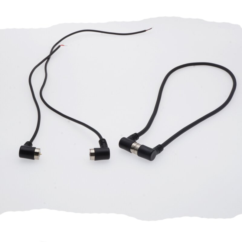 2 Core Pin Charging Cable Extension Bend Right Angle Magnetic Suction Power Cord Electrical Supplies Connector Plug Adapter PC