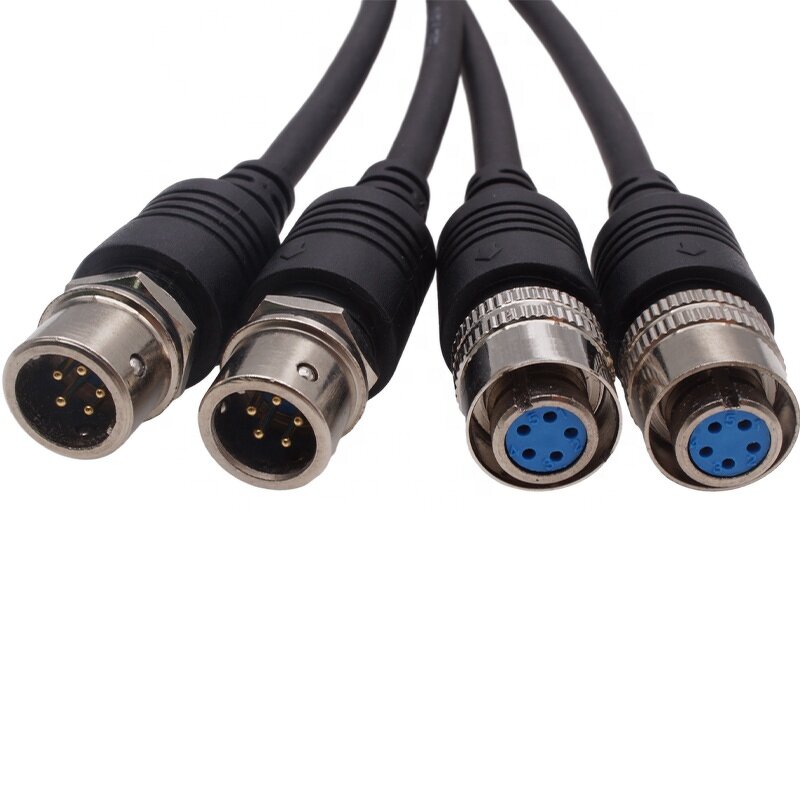 Sensor Cable - Customizable 3-Core Shielded - Aviation Plug ITT Male-Female - Pilot Extension Cord