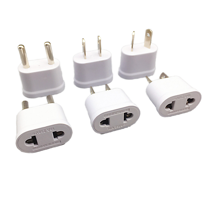 AC Power Cord - White 2-Pin IEC Male Connector - 2A Rated Current - Korean Home Converter