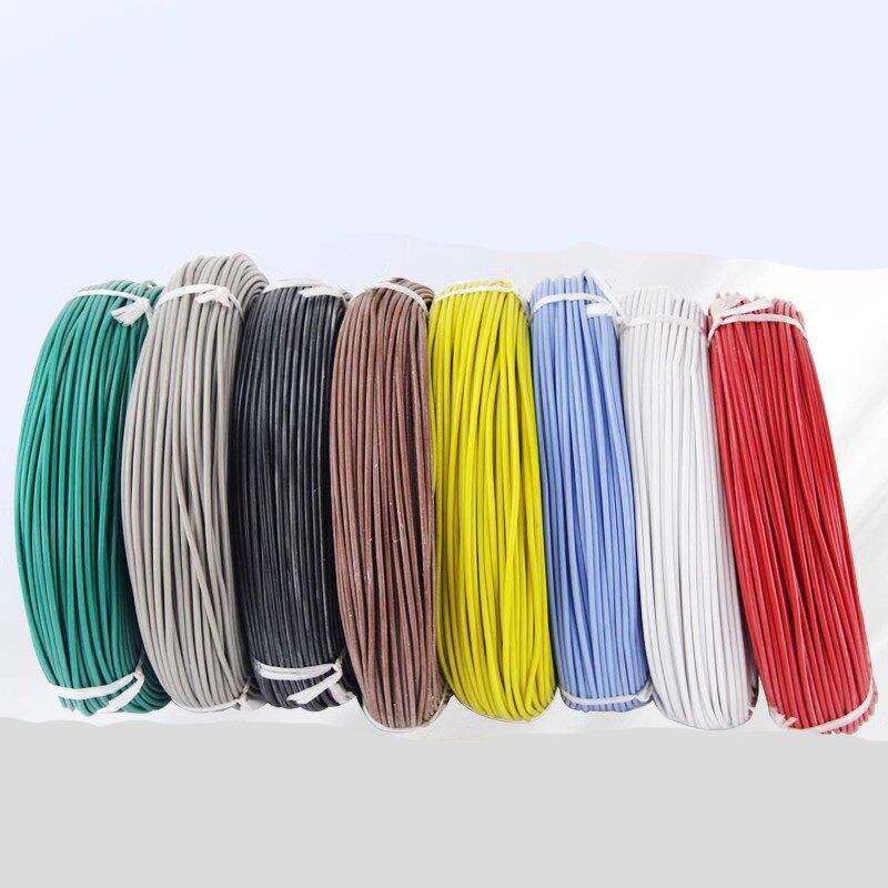 UL1333 18 UL1863 22AWG Solid Copper PVC Bare Low Voltage Power Cable Household Wires ETFE Heat Resistant 22AWG Electrical Wire