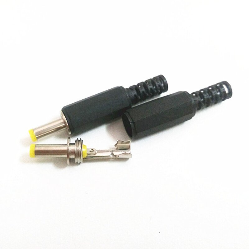 DC Connector - Yellow MCX 5.52.1-2.5mm 6.0/6.54.4mm Male Jack - Microwave Compatible OEM Brand