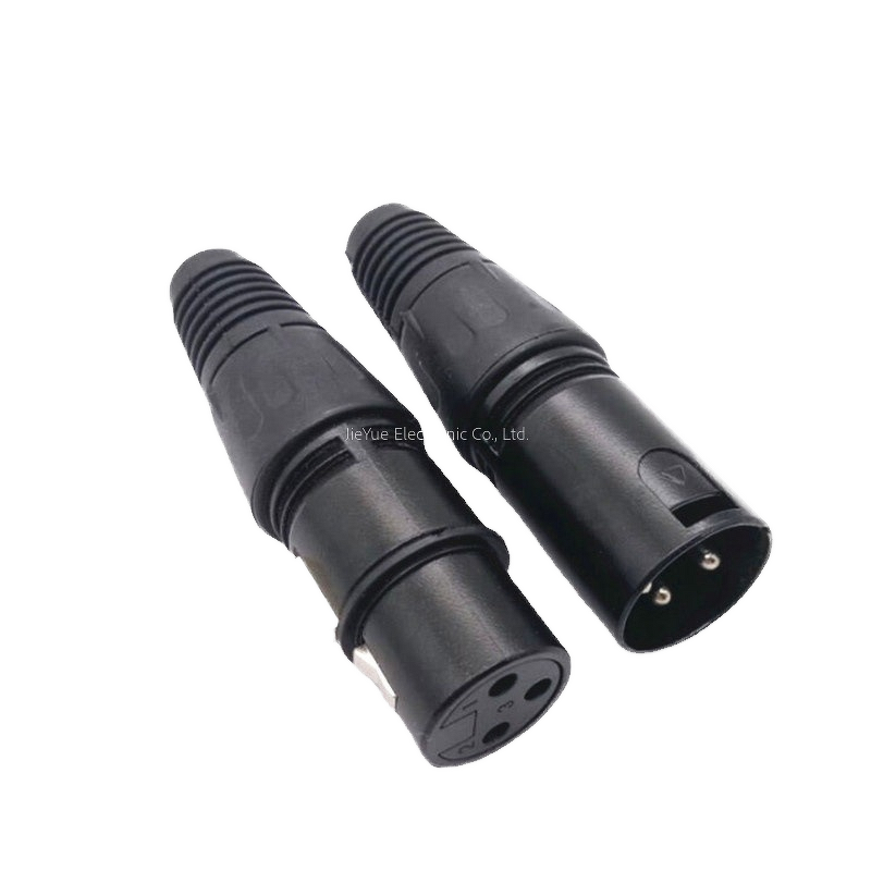 Connector - XLR Male 3P NC3FXX - 3-5 Cores Zinc Alloy Copper Contact - MIC Mixer Cable