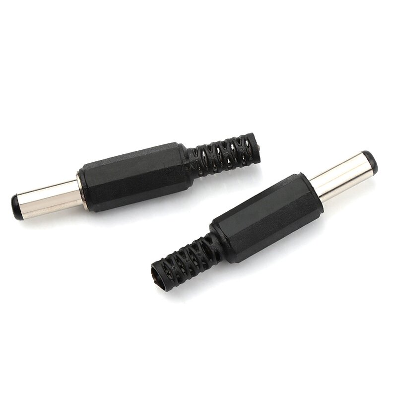 DC Connector - 5.5*2.1/2.5mm CCTV LED Camera - 14-30V 1.0A Aluminum Copper 5525 Welding Assembly