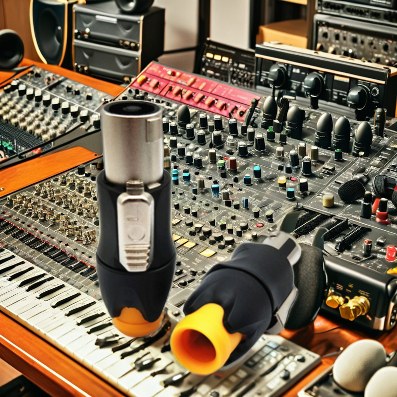 Audio Connector - Supper Speakon NL4Fx OEM Speaker Cable - 4 Pole Male Plug - 4P Pins Factory Metal