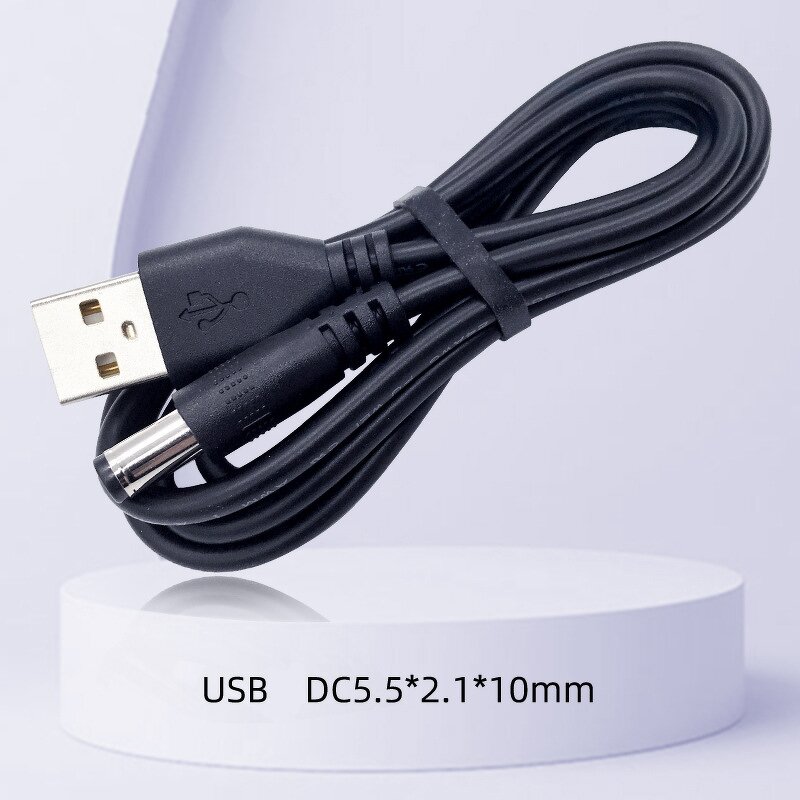 Power Cable - USB DC 1 Male Connector - 3.5x1.35x10 5.5*2.1mm CCTV 5525 LED Adapter OEM Jack