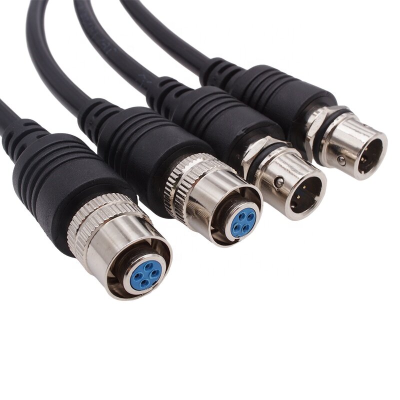 Power Cord - ZHONGFEI XS8-2 Core - Single Head PVC Shielded C15 - Male/Female Aviation Extension