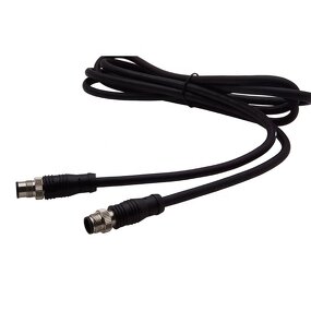 Power Cord - M12 Single Head Custom Plug - ITT Male Female Industry Aviation - Copper Core Extension