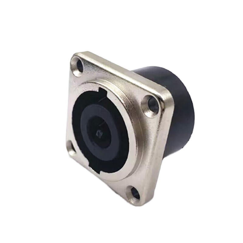 Audio Connector - Bonico BX-X158 8-Core Metal Square Socket - IP65 Copper Panel Audio Amplifier