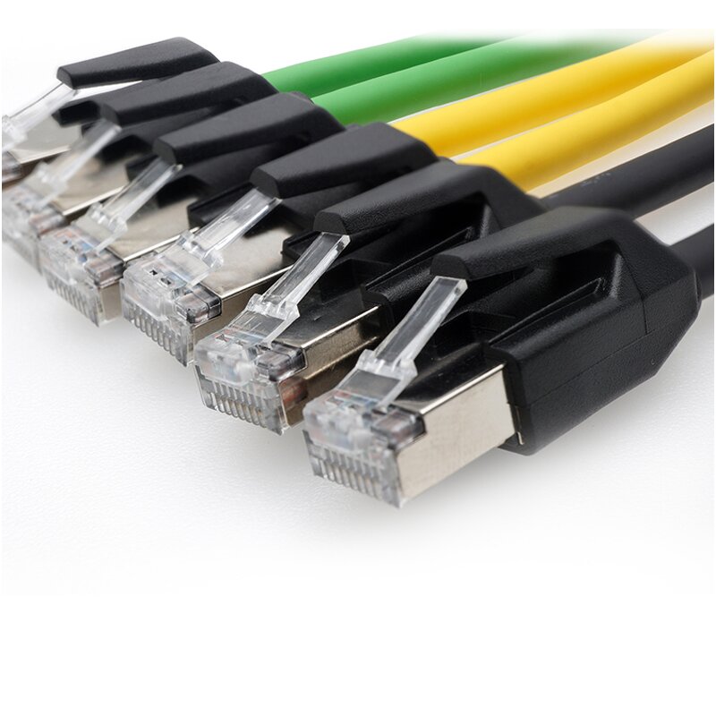 Network Cable - Industrial Profinet Cat6A 8Pin RJ45 Copper - High Flexible Drag Chain Shielded