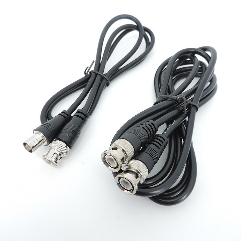 Adapter Cable - BNC Dual Head - 0.5-3m CCTV Camera - Male-Male-Female Pigtail 3P 10A ABS Housing