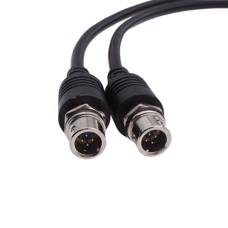Power Cord - ZHONGFEI 4-Pin Aviation BNC Connector - 4-Core Pilot - 10A 1/5m Extension Cable